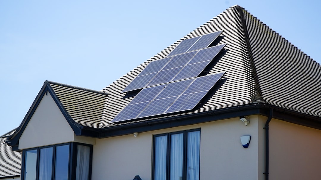 service-05 Solar panel systems on a house roof